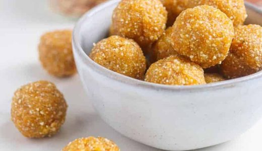 Apricot balls with alcohol in natural form, without decoration.