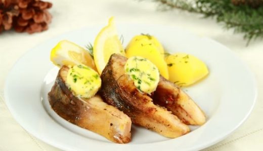 Carp in butter and garlic