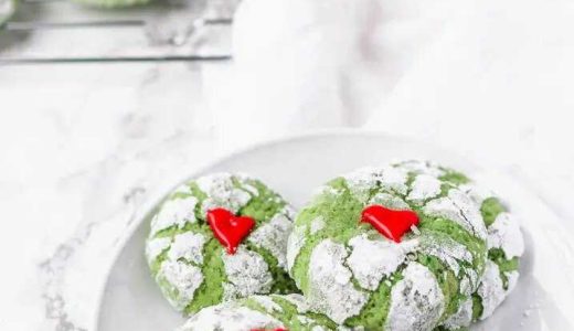 Green cracked cookies