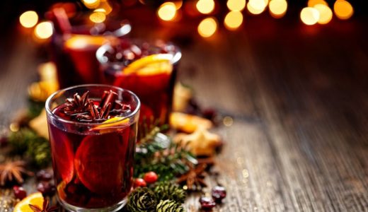 Warm up with Christmas rum and wine punch.