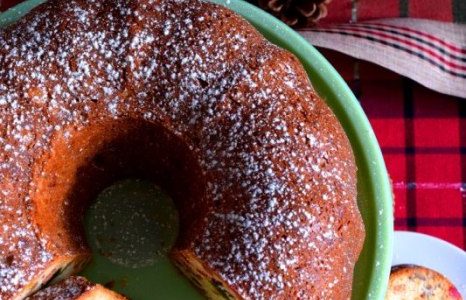Christmas sandwich in the shape of a muffin.