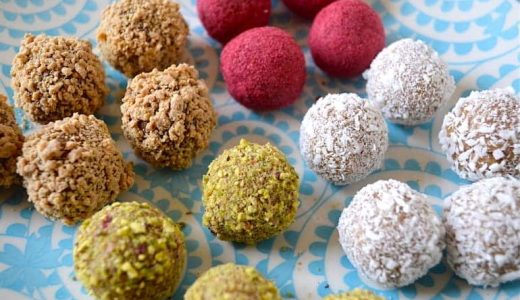 Christmas balls with nuts