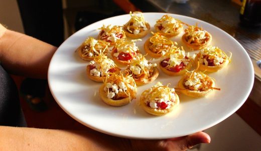 Another light appetizer is French tartlets