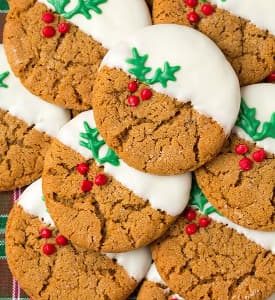Christmas gingerbread cookies