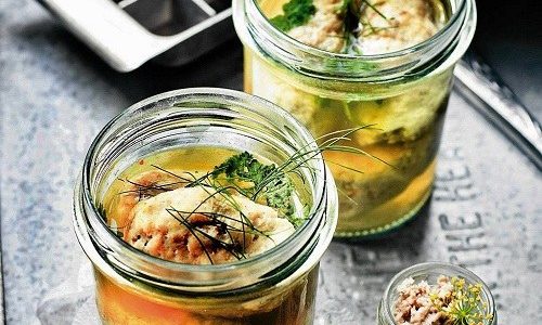 Baked carp in the Jewish style