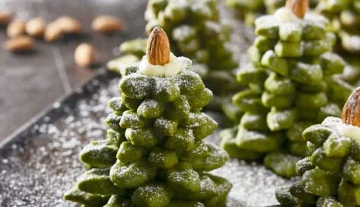 Candy in the shape of Christmas trees