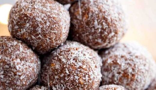 Christmas balls with rum