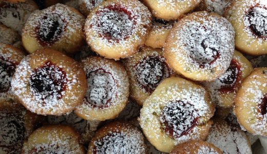 Even lard cookies can be easily prepared with dimples