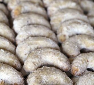 Candied vanilla rolls.